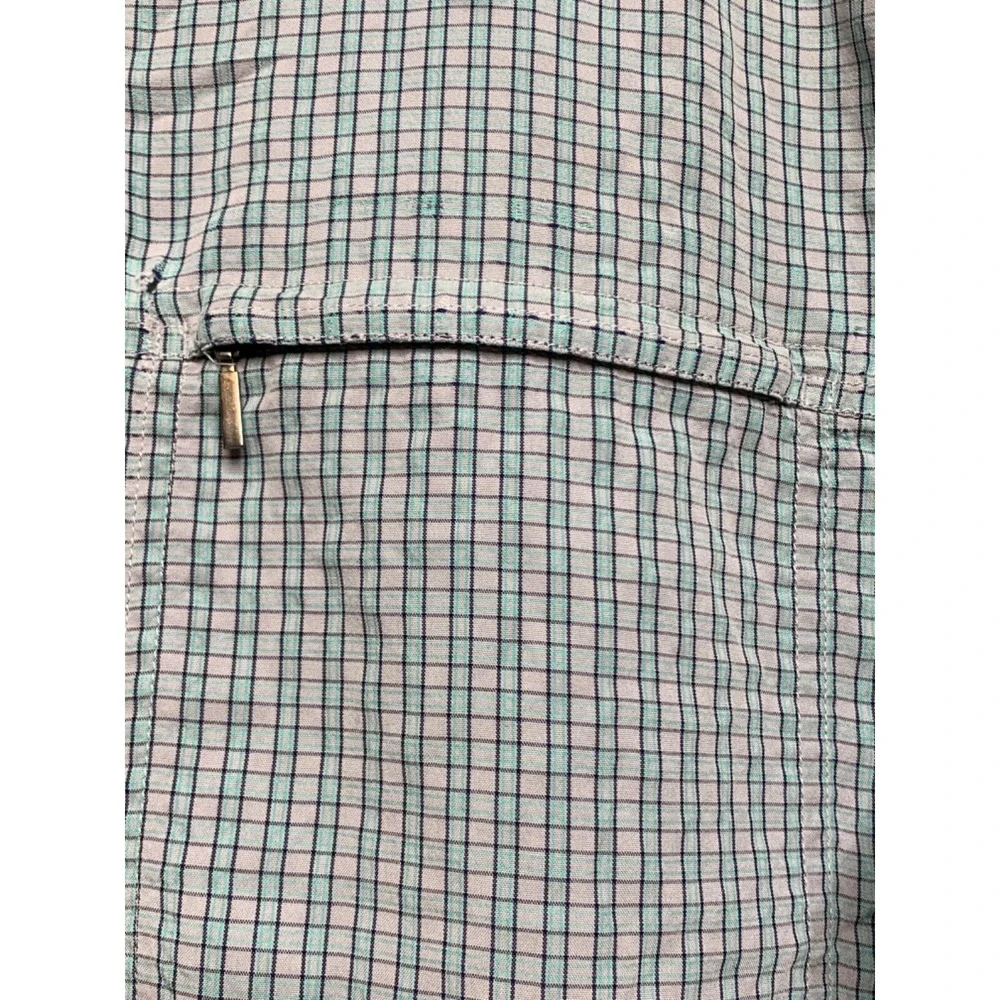 The North Face Men Size L Multicolor Short Sleeve Full Button Shirt